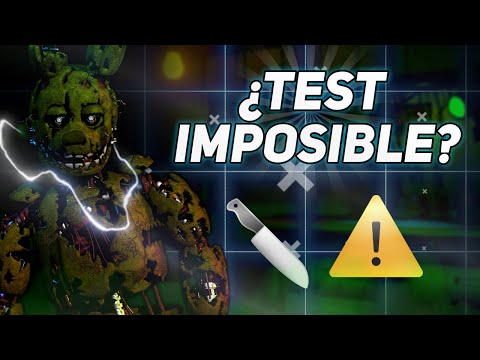 Mamá, no estudié :c || EL TEST IMPOSIBLE DE FNAF 3