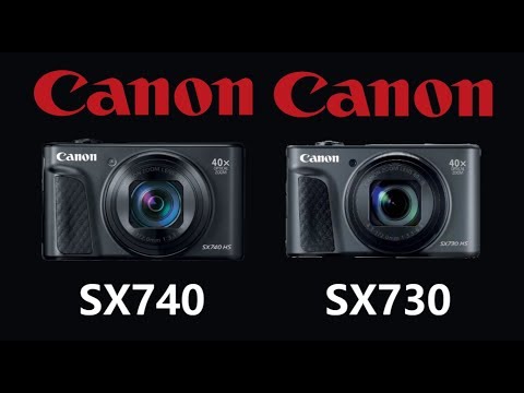 Canon PowerShot SX740 HS vs Canon PowerShot SX730 HS