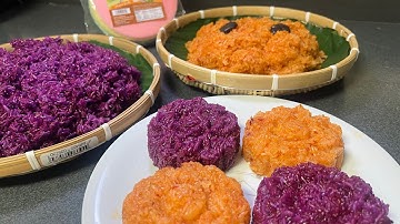 Cách Nấu Xôi Lá Cẩm và Xôi Gấc Màu Sắc Thật Đẹp, Xôi Ngon Dẻo