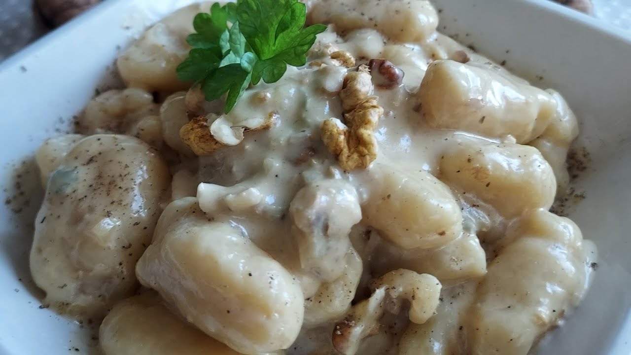 Gnocchis sauce Gorgonzola Mascarpone et Noix