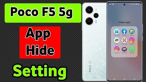 How to Lock & Hide App in poco f5 5g/poco f5 me App Hide kaise kare/Poco F5 me App Hide Setting?