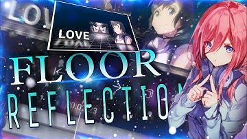 FLOOR REFLECTION TYPOGRAPHY ALIGHT MOTION TUTORIAL || AMV ALIGHT MOTION TUTORIAL 4.0.4