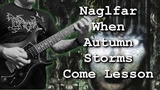 Naglfar - When Autumn Storms Come Guitar Lesson