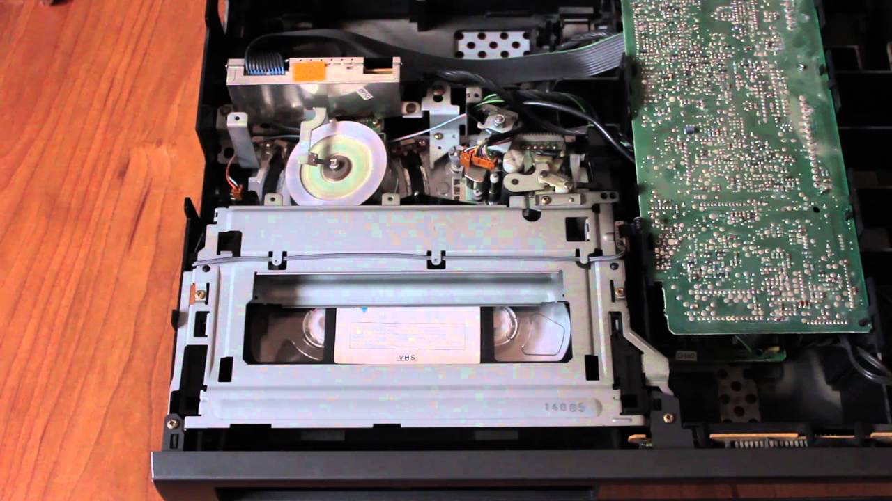 inside of a vhs tape