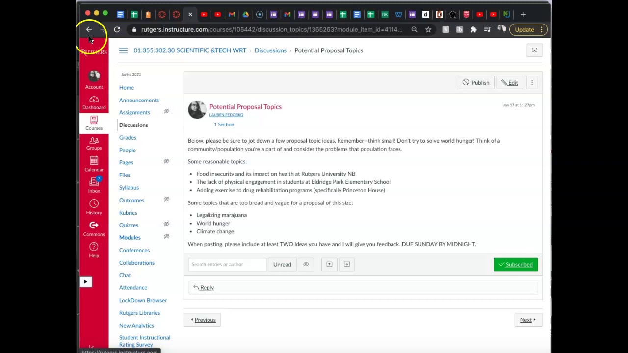 Canvas & Course Structure - YouTube