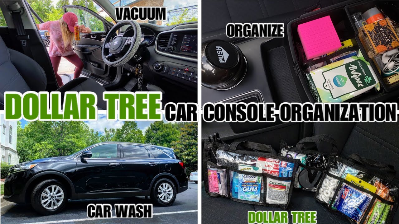 9 Dollar Store Car Organization Hacks  Car hacks, Cars organization, Car  cleaning hacks