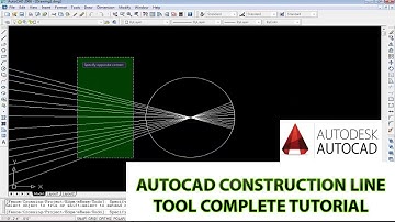 Autocad Construction line tool Complete tutorial