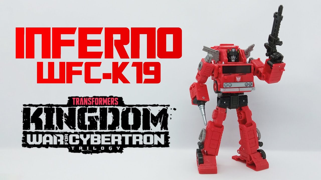 Обзор на TRANSFORMERS KINGDOM - Inferno (WFC-K19) - YouTube