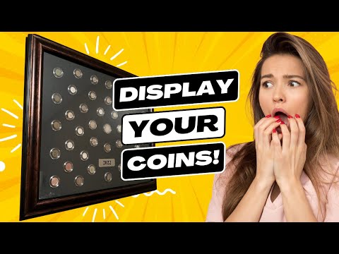 How to build an amazing wall mounted coin display (DIY cheap u0026 easy)