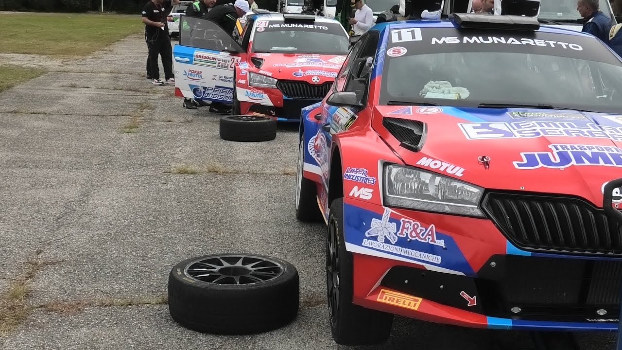 41° RALLY CITTA' DI BASSANO 2024  VERIFICHE   PARCO ASSISTENZA SHAKEDOWN