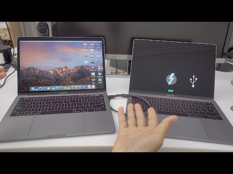 How to use Target Disk Mode with Thunderbolt 3 on MacBook Pro