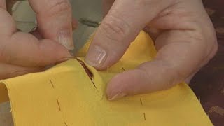 Teach Yourself to Sew: Finish the Wrong Side of a Buttonhole