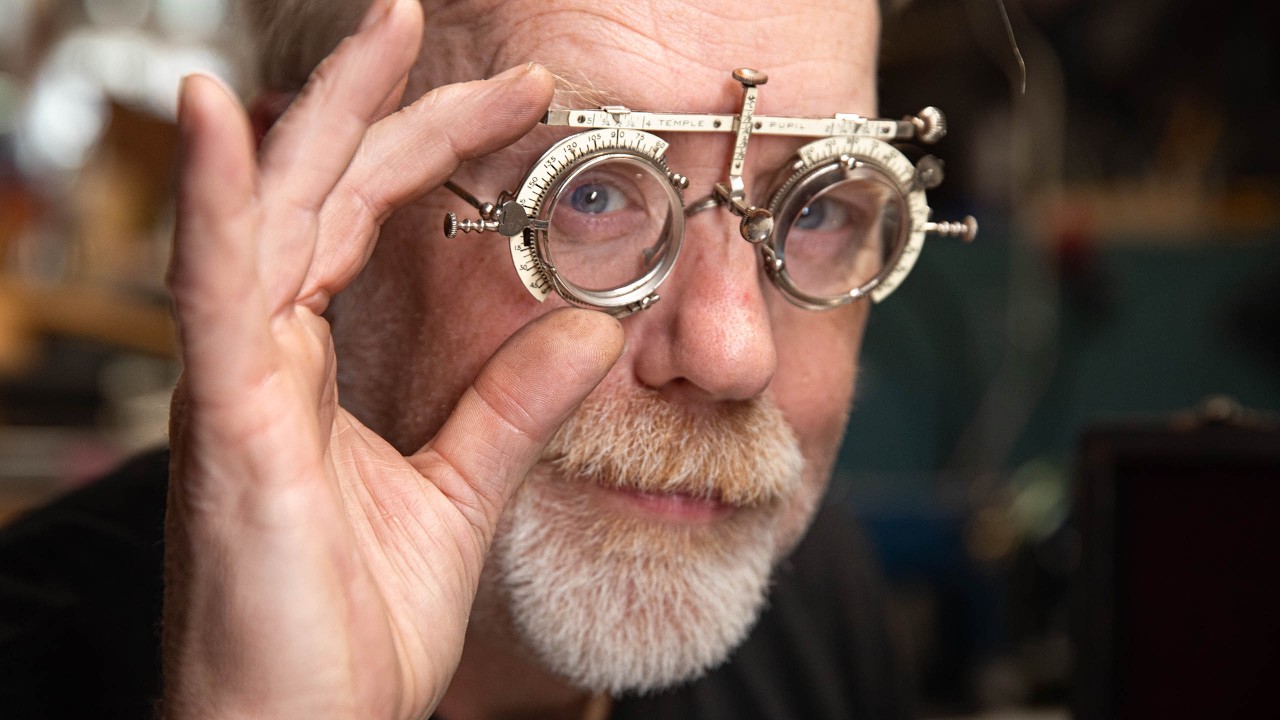 Adam Savage's New Optician's Lenses!, on YouTube