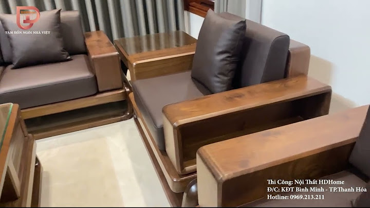 Bàn ghế salon gỗ tự nhiên tại thanh hóa năm 2024