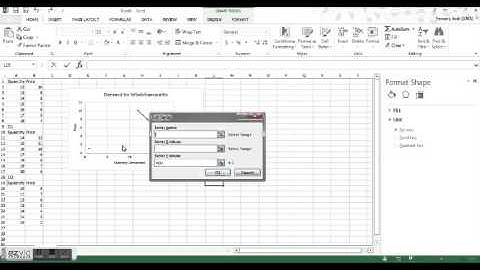 Graphing Demand in Excel