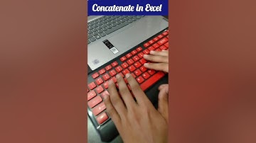 concatenate function in Excel #shorts