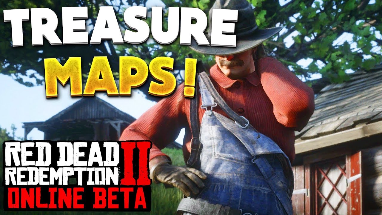 Red Dead Online Tesoro del pantano de Bluewater / Bluewater Marsh Treasure  Map Location 