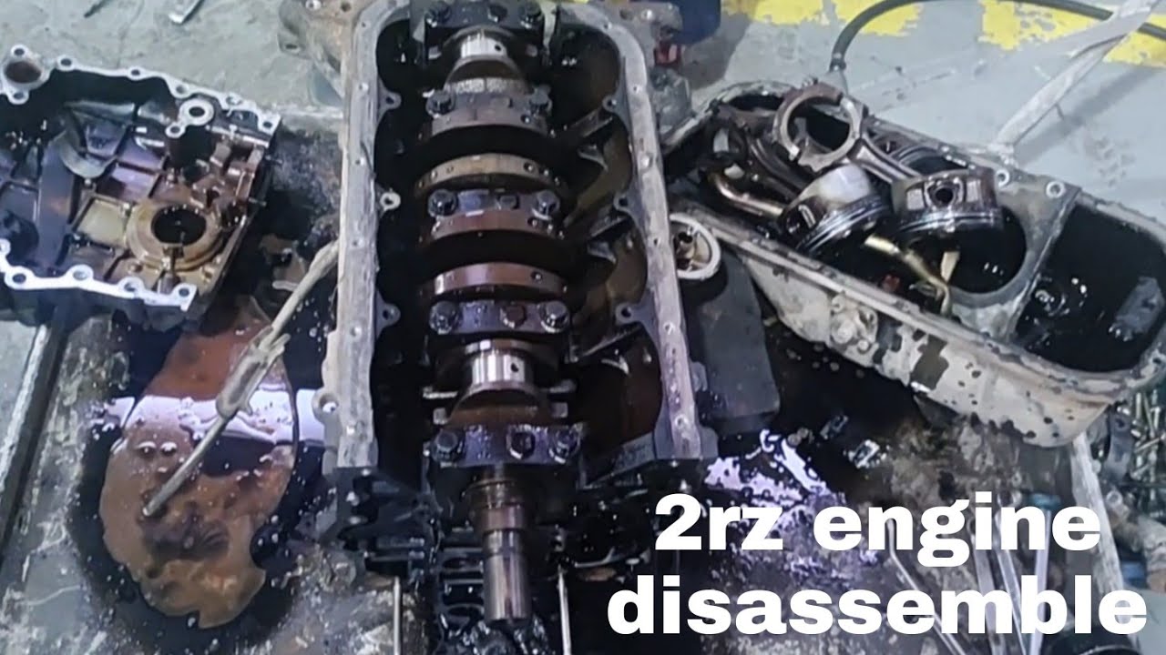 2rz engine overhaul Toyota HIACE - YouTube