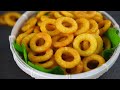 Potato Ring Chips/Potato Rings / Aloo Rings Recipe by Tiffin Box | Potato Chips,potato Snacks Recipe