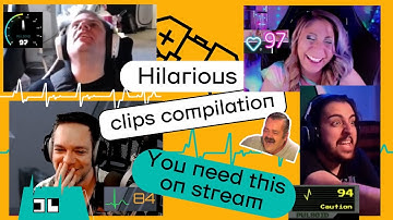 Funny clips compilation with heart rate widget | Great tool for every streamer
