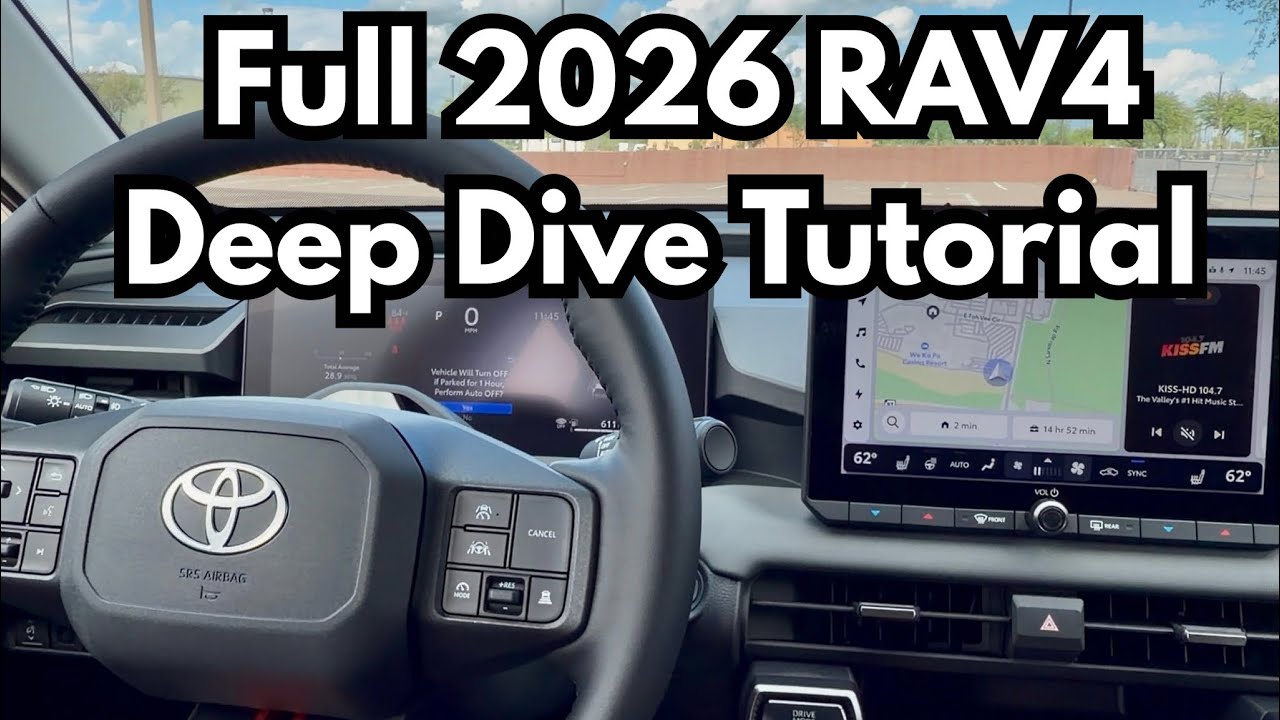 2026 RAV4 Full Interior Tutorial: Features and Functions. 
