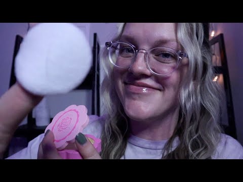 ASMR Wooden Makeup & Mouth Sounds