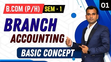 Branch account debtor system format | Branch Accounting | Part 1 | Financial A/c for bcom