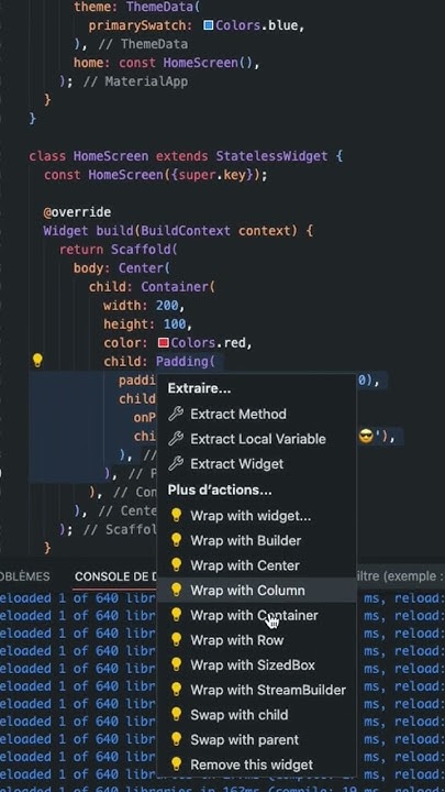 Flutter - padding et container - YouTube