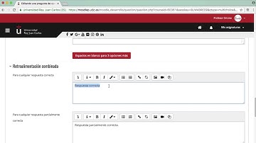 CURSO AVANZADO MOODLE 3.3. Banco de preguntas: pregunta tipo opción múltiple