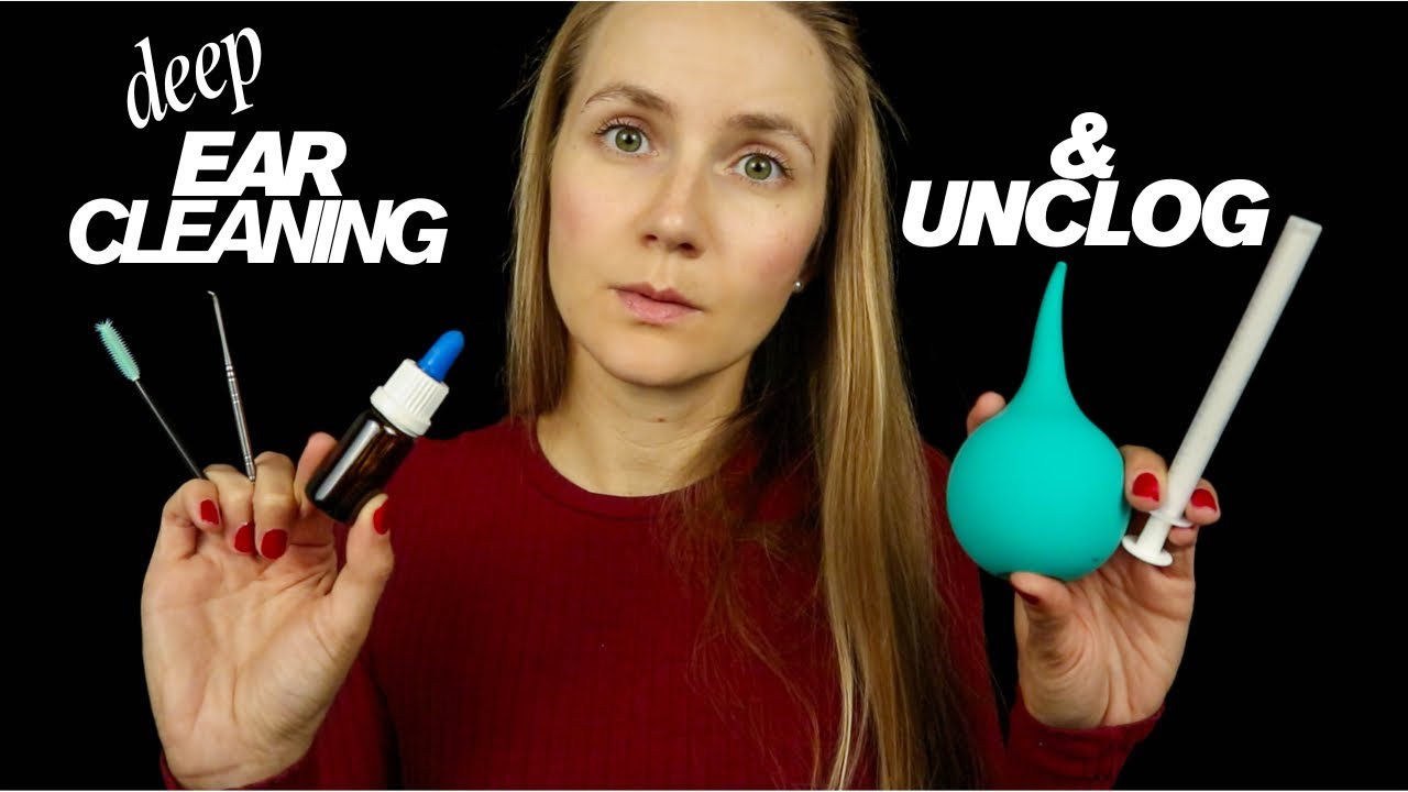 ASMR Binaural Ear Cleaning & Unclogging You Can FEEL 😮