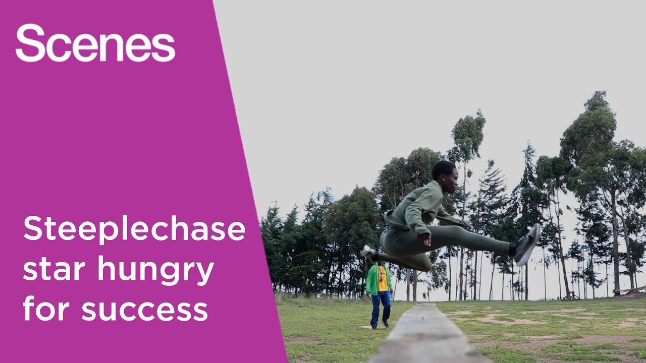 Watch: Kenya's steeplechase star on the fast track to success | Scenes