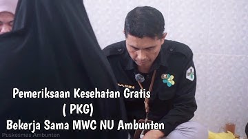 Inovasi GEPEK ( Gerakan Pemeriksaan Gratis) / PKG // Puskesmas Ambunten. 