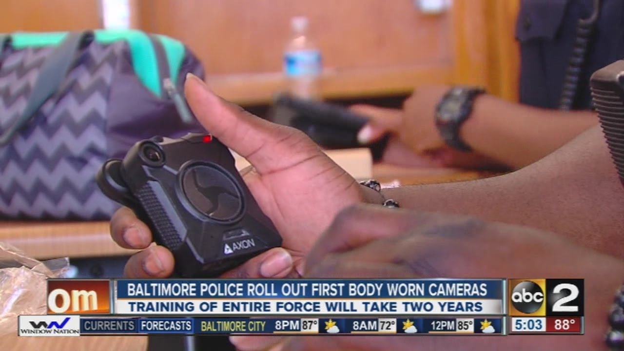 Baltimore Police begin issuing body cameras - YouTube