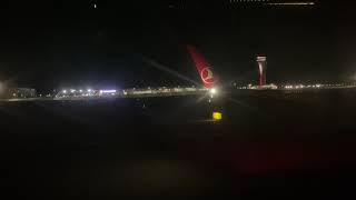 DALAMAN-STANBUL LANDING   TURKISH  AIRWAYS  BOEING-737-800