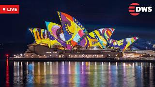 LIVE: Sydney Opera House Lights Up for Vivid Festival Opening Night | AQ1Z