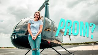 ASKING MY GIRLFRIEND TO PROM ON A HELICOPTER!