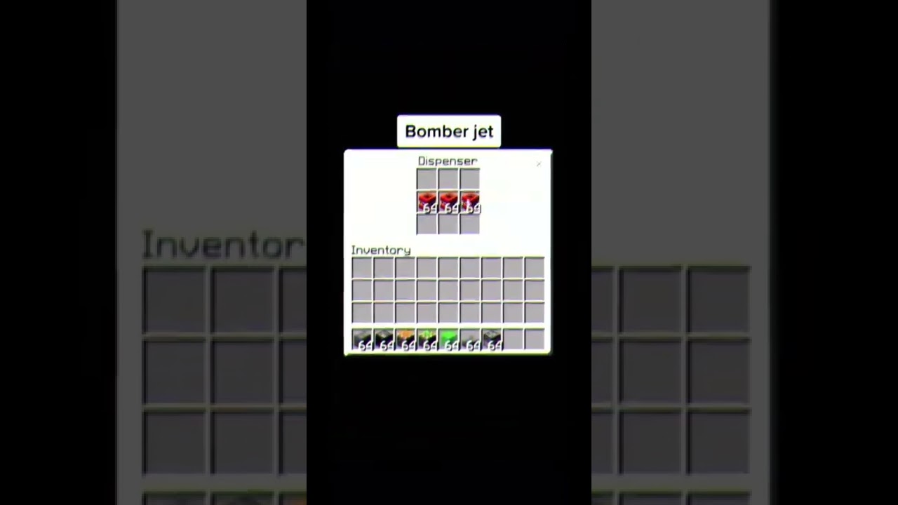 How to make bomber jet Minecraft YouTube