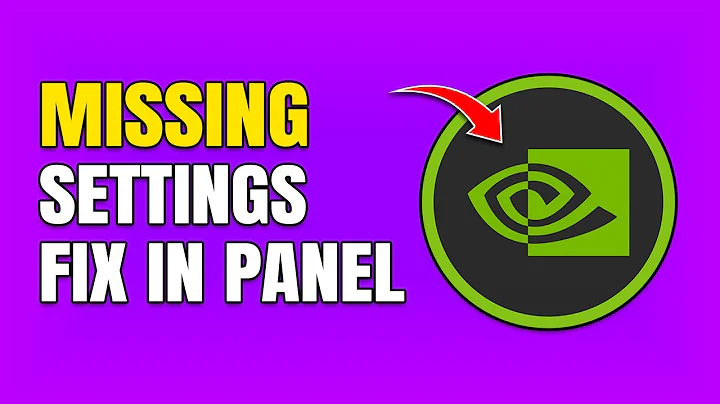 How To Fix NVIDIA Control Panel Display Settings Missing / Not Showing