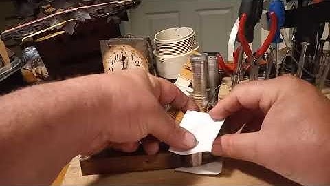 How to repair cuckoo clock bellows part 3 of 3
