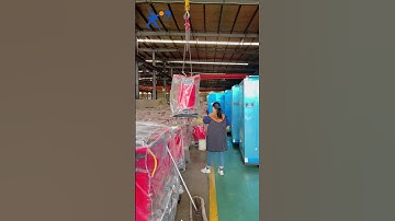 Dry-Type Transformers Pre-loading Live! Female Workers Precision Hoisting for Global Shipment