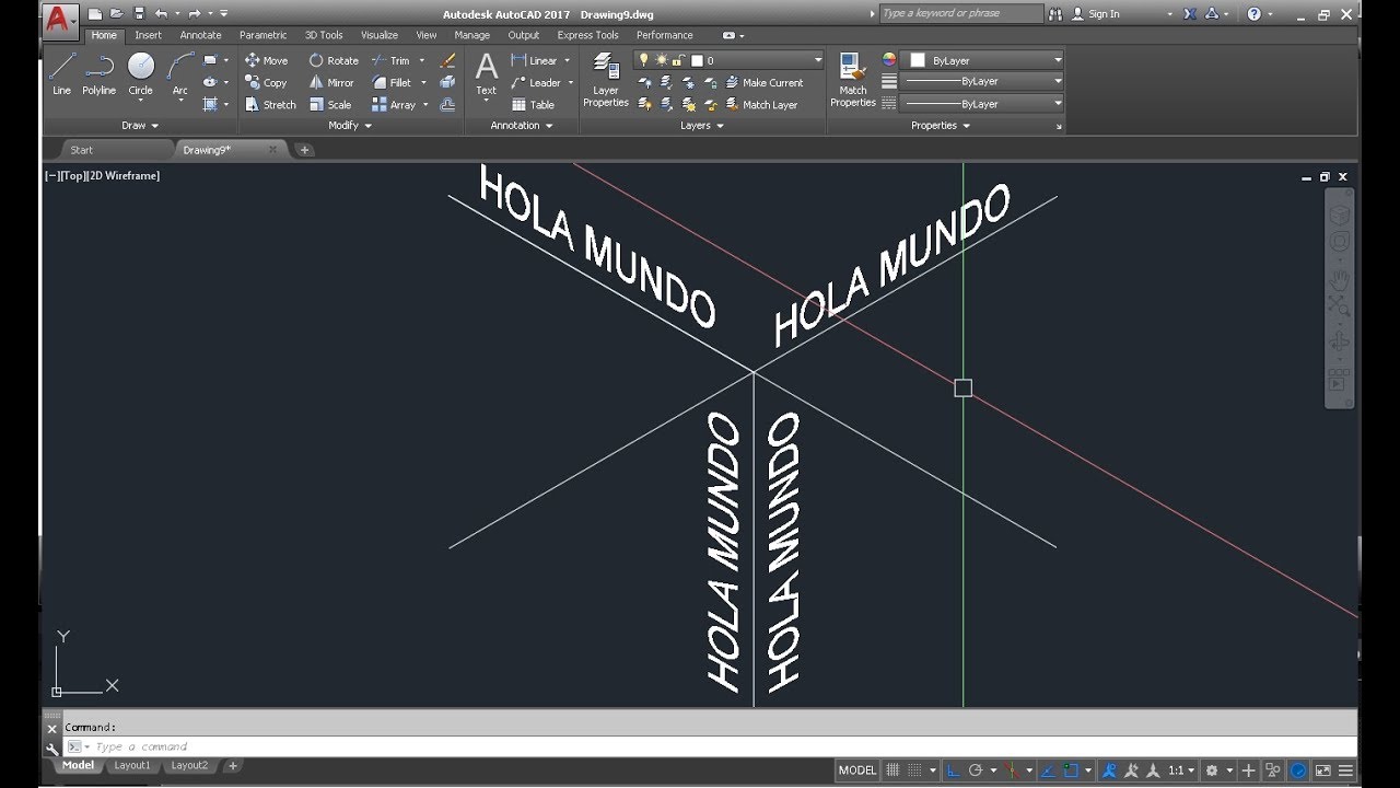 Cómo usar textos en AutoCAD