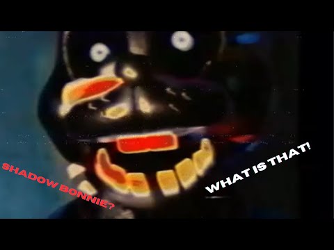TOY BONNIE IS TWEAKING!!! l FNAF VHS reaction