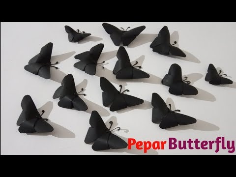 How to make butterfly using paper||handycraft with paper||by easy and smart creation