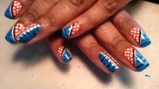 Nghe Thuat Ve Mong Tay Nhanh Dep, Acrylic.