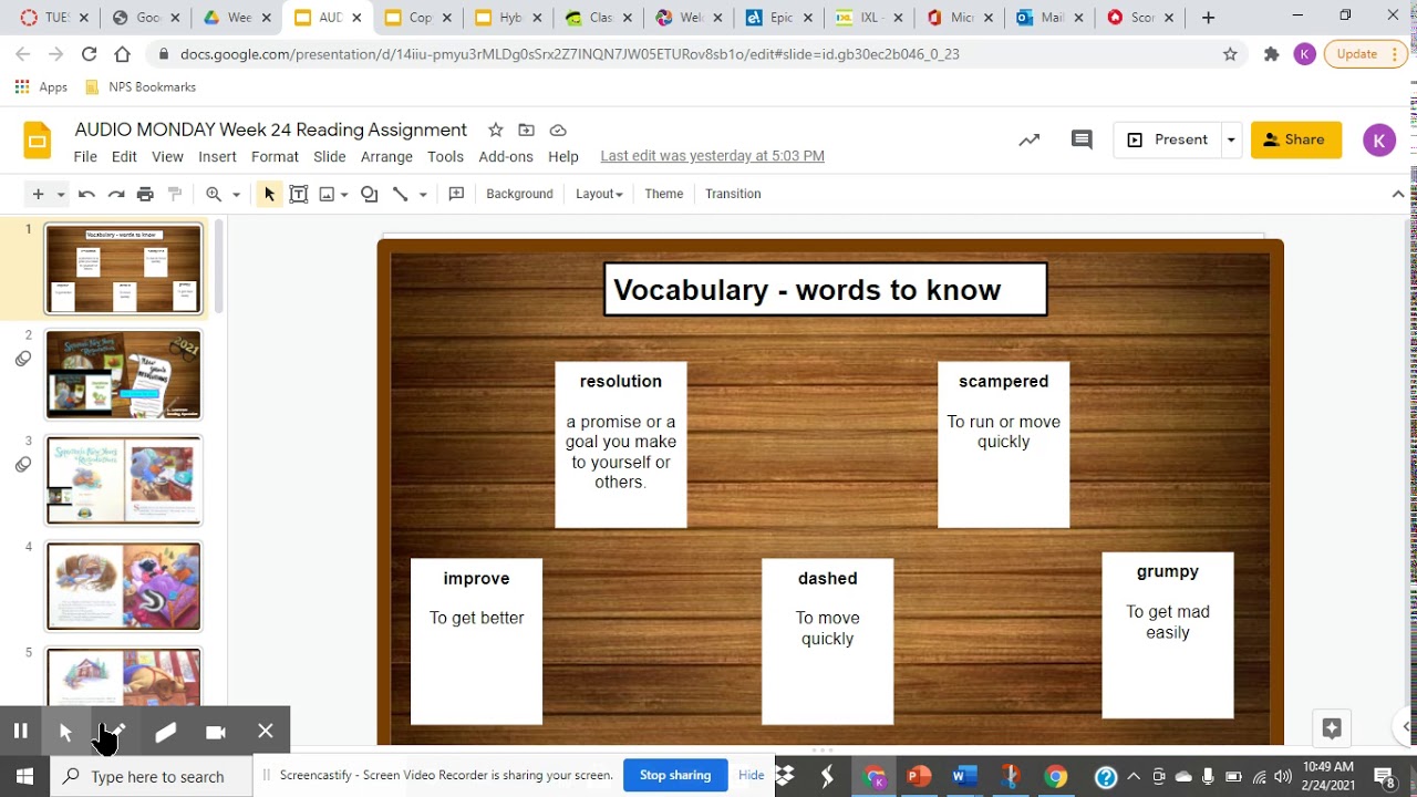 NY Resolution Vocabulary