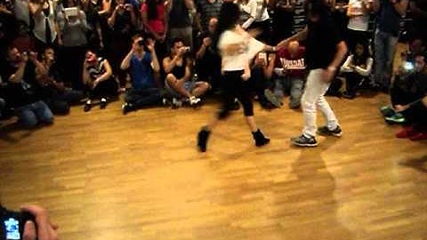 Mafie Zouker & Anna Vozhevskaia - Dutch International Zouk Congress 2014 zouk demo after workshop