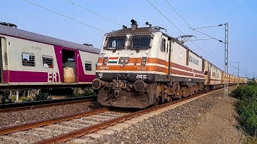 brutual Crossing : Howrah-Malda town intercity express vs emu train