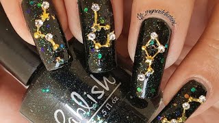 Easy 3D Constellation Nail Art Tutorial!!! ✨🌟🌠