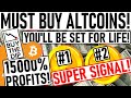 15000% PROFIT ALTCOIN PICKS! 2 MUST BUY ALTCOINS! ALTCOINS ARE READY FOR NEW HIGHS?! ETH UPDATE!