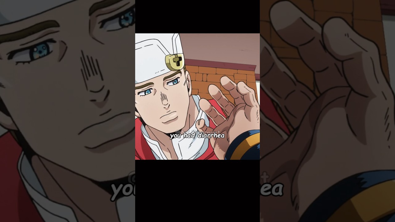 the chef refused to show the menu and then...👀💀|JoJo's Bizarre Adventure| 